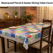 Waterproof Floral 6 Seater Dining Table Cover (TC3)
